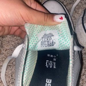 Grey converse